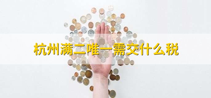 杭州满二唯一需交什么税，有以下五点