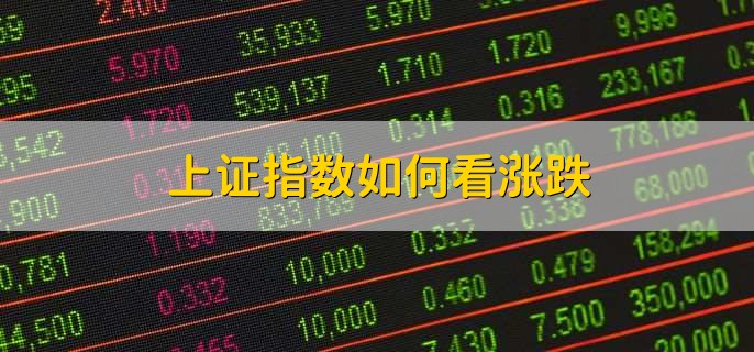 上证指数如何看涨跌，有以下五点