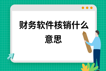 财务软件核销什么意思