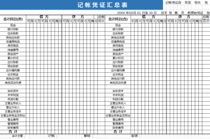 金蝶凭证汇总表怎么打印