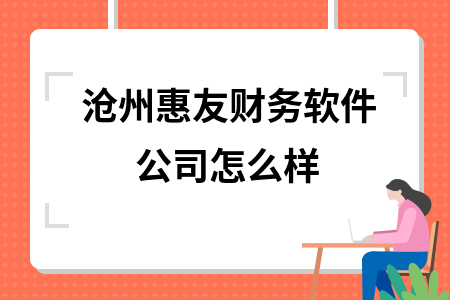 沧州惠友财务软件公司怎么样