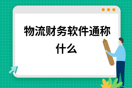 物流财务软件通称什么