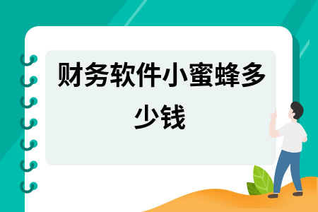 财务软件小蜜蜂多少钱