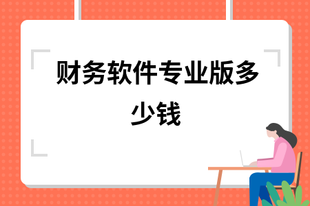 财务软件专业版多少钱