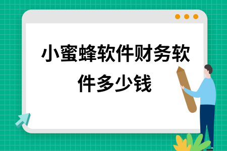 小蜜蜂软件财务软件多少钱