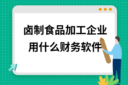 卤制食品加工企业用什么财务软件