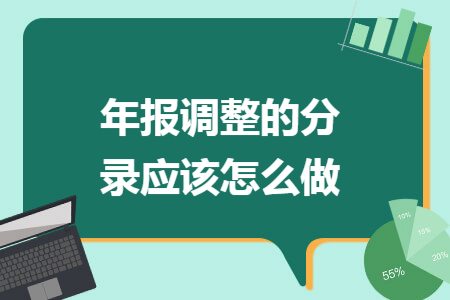 年报调整的分录应该怎么做