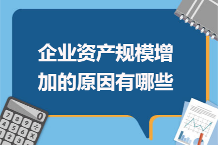 企业资产规模增加的原因有哪些