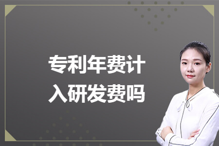 专利年费计入研发费吗