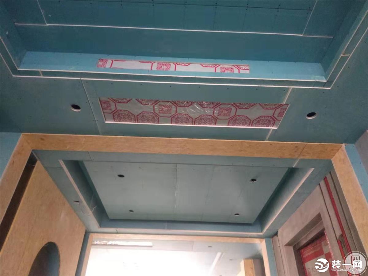 郑州大业美家装饰九如府木工巡检现场 工艺决定效果