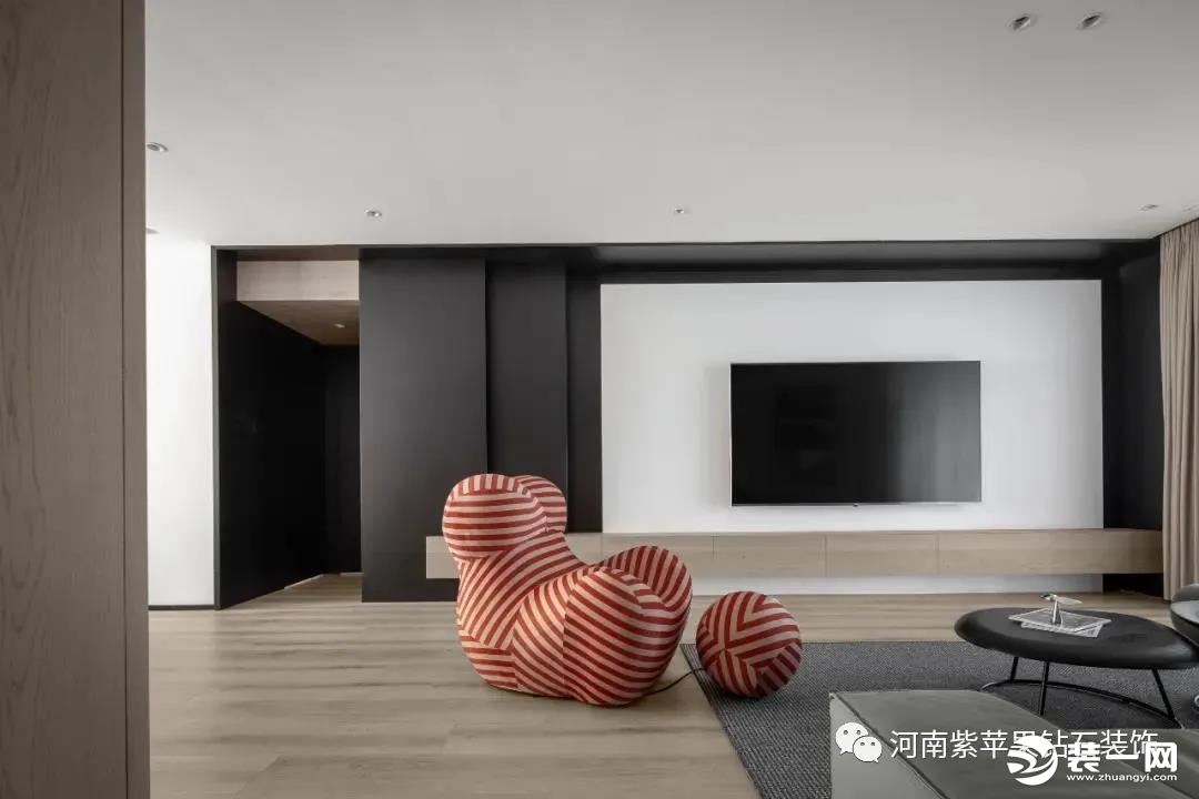 现代简约风格三室两厅装修效果图