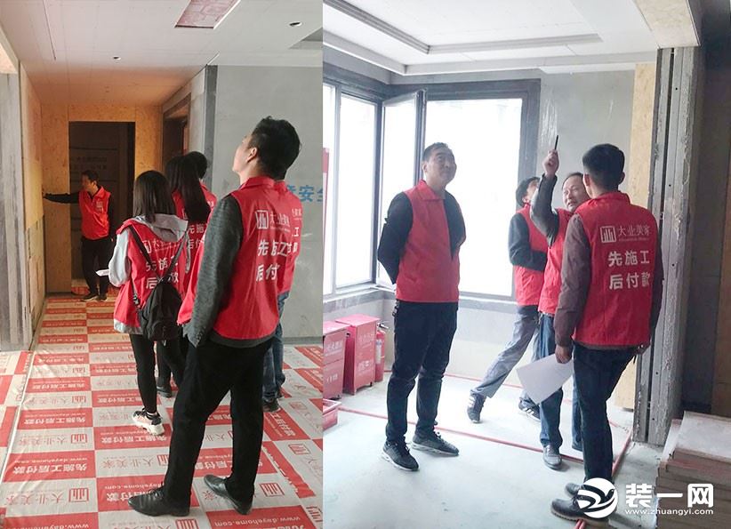 郑州大业美家装饰工地巡检 现场图片