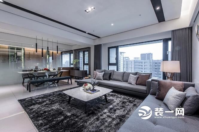 现代简约风格大户型装修样板间