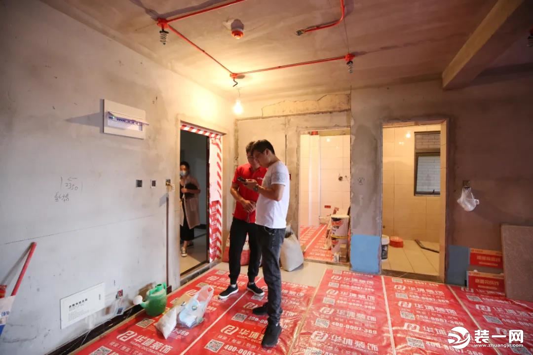 郑州华埔装饰公司工地巡检图