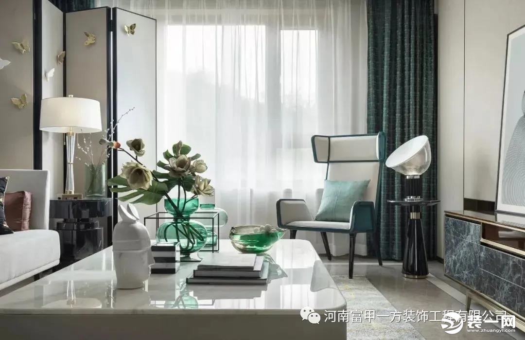 轻奢新中式装修效果图