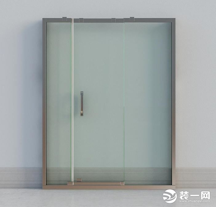 无框玻璃门效果图