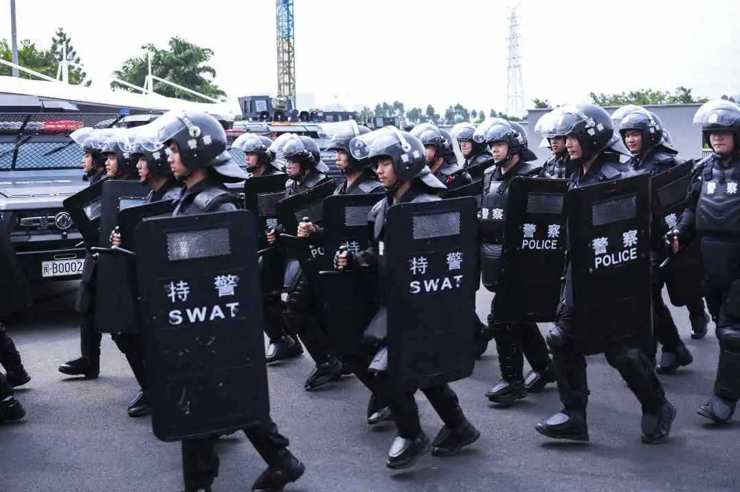 燃爆全场！2024年闽东北公安特警队跨区域拉动演练现场