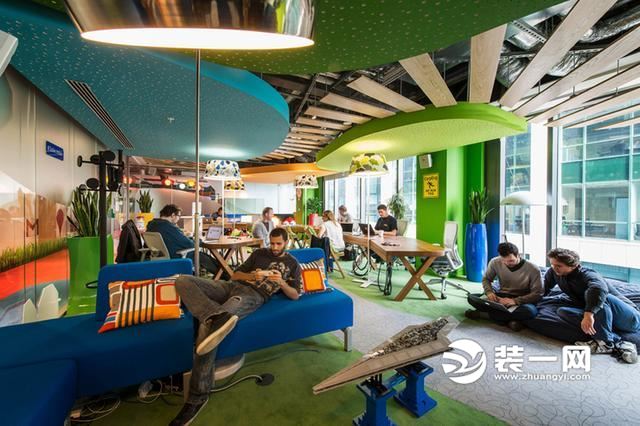 谷歌员工办公室装修风格效果图
