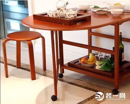 伸缩餐桌效果图