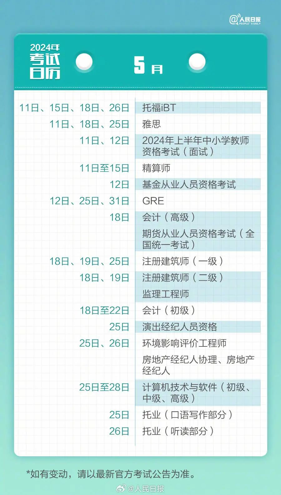 查分！时间定了！