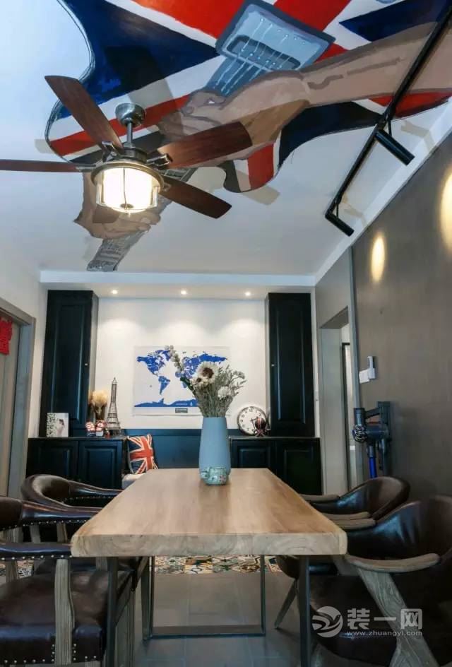 北欧工业混搭风格装修效果图