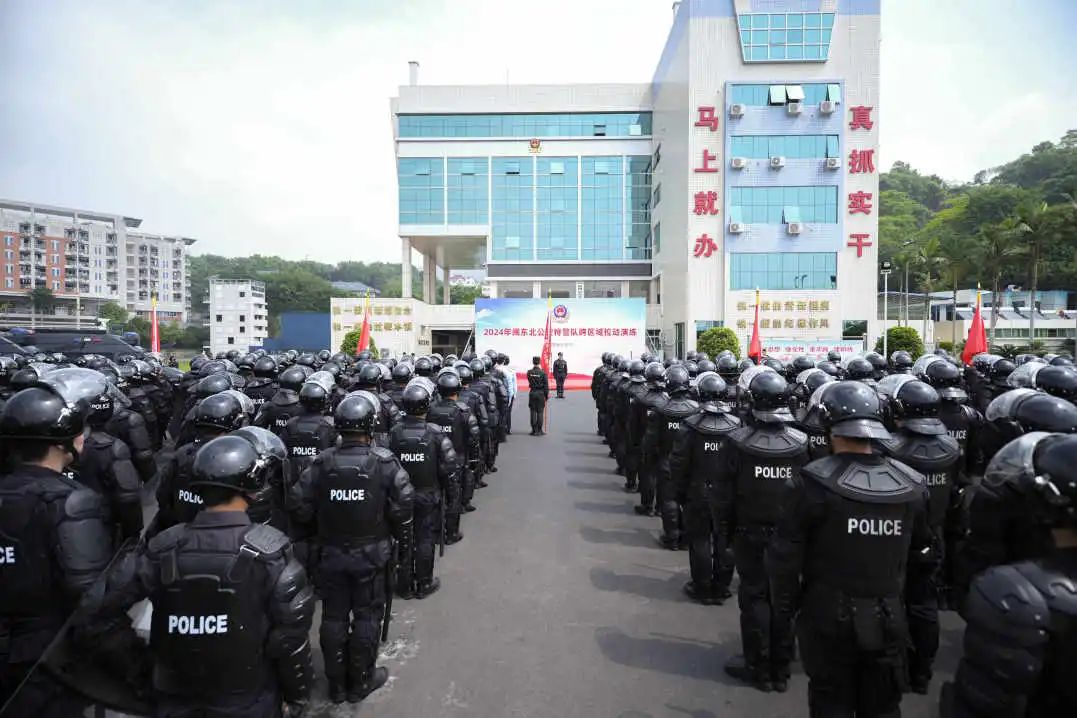 燃爆全场！2024年闽东北公安特警队跨区域拉动演练现场