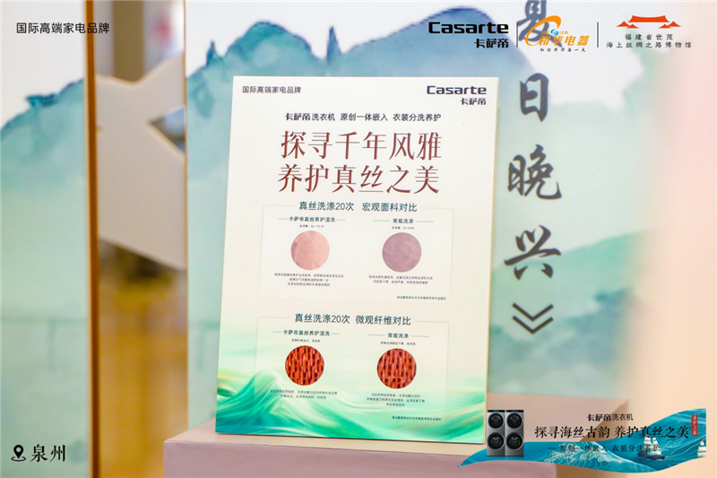卡萨帝洗衣机邀您一起循迹海上丝路，见证千年真丝之美