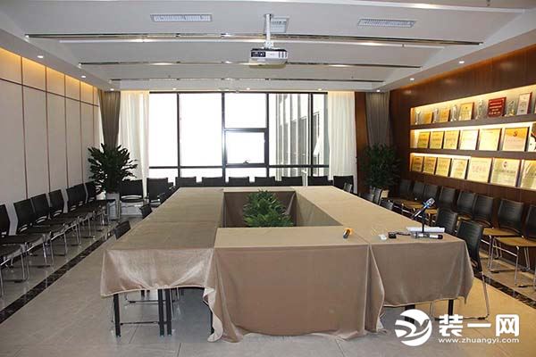 郑州森阳装饰打造600平清鸿建设新中式风格案例 图片