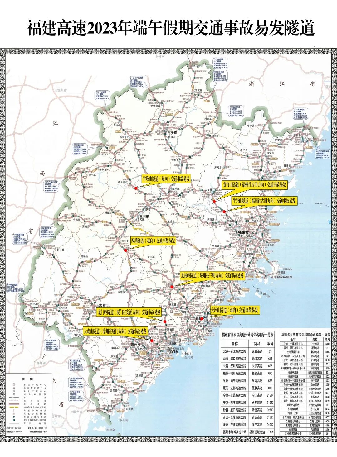 2023年“端午”假期福建省交通安全出行提示
