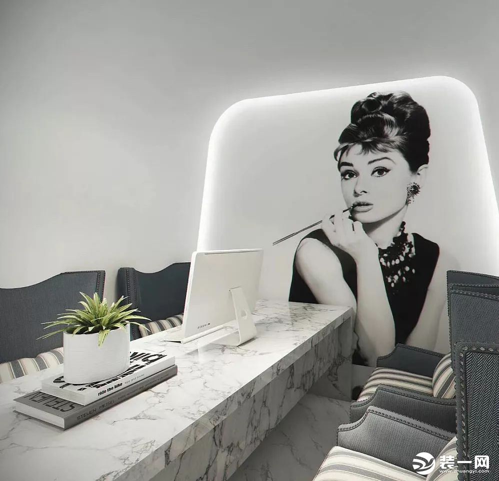 美甲店装修效果图