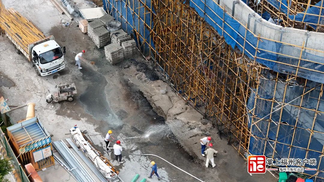 突发！福州金洲北路，保温棉起火……