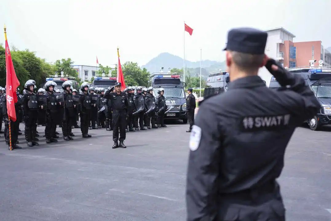燃爆全场！2024年闽东北公安特警队跨区域拉动演练现场