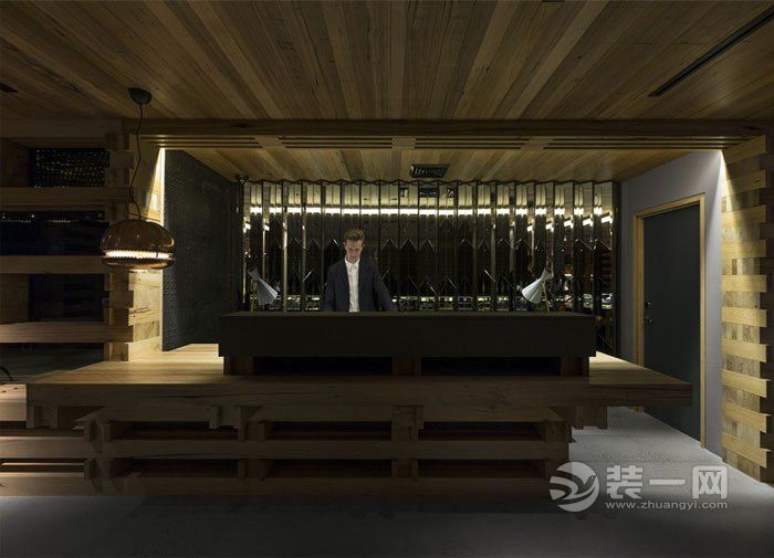 国外装修案例现代工业风格酒店设计效果图