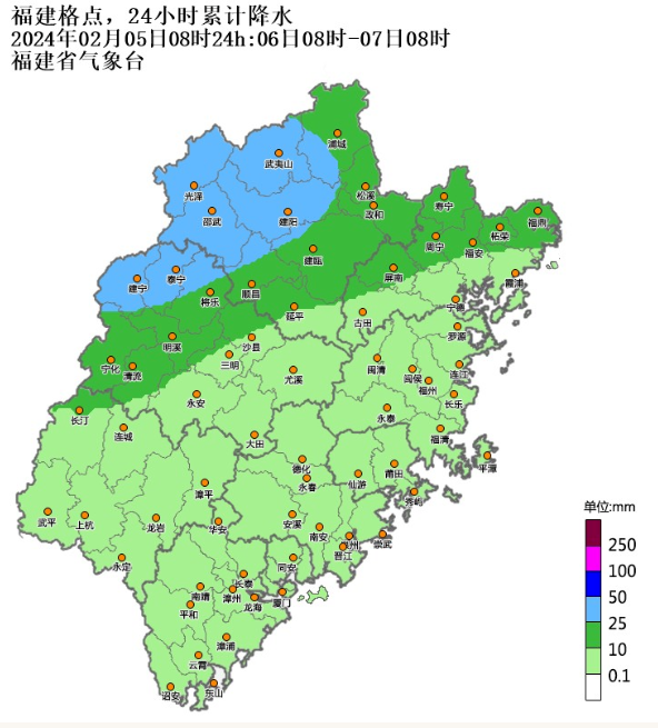 气温波动大，春节前福建还有一波降雨
