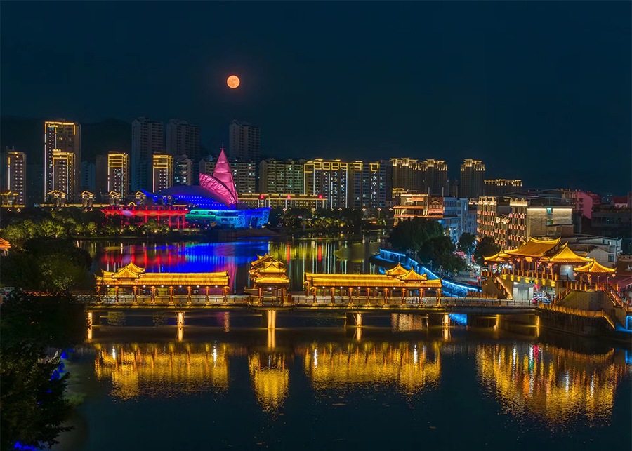 福建各地“花式”浪漫庆中秋