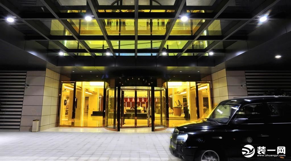 酒店大门图片