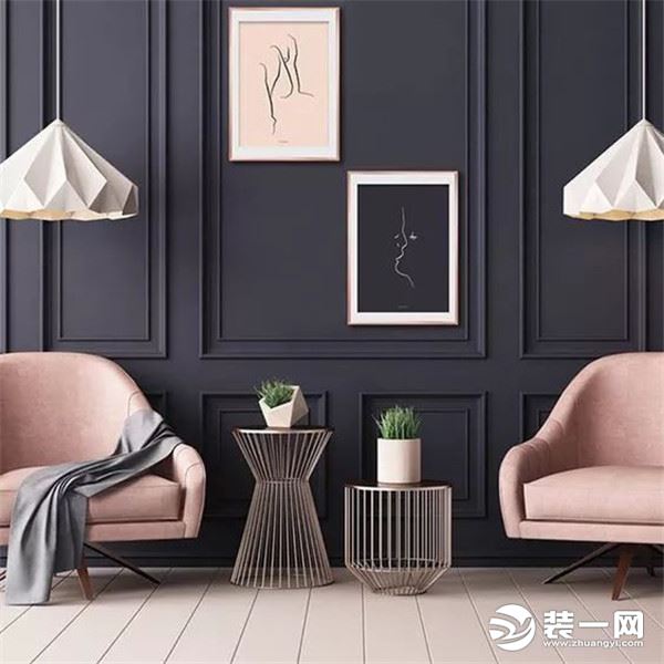 护板墙效果图