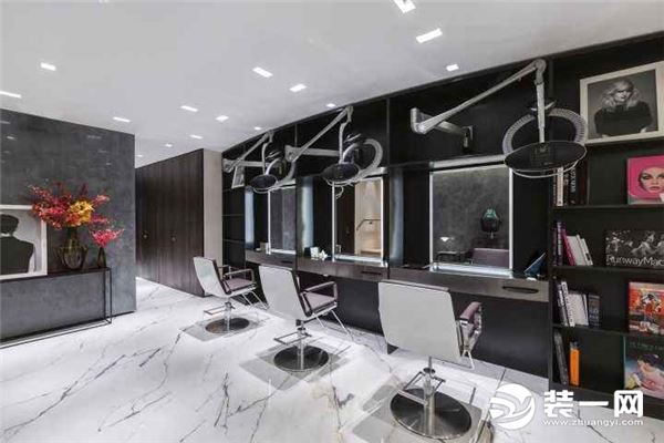 简约风20平美发店装修图