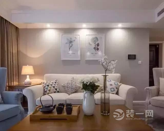 现代美式风格装修实景图