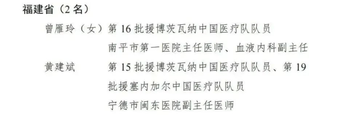 表彰决定！福建这些团队和个人获评全国先进