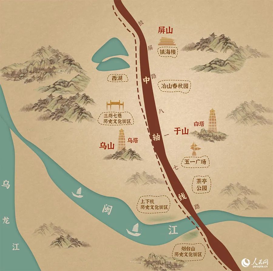 一条中轴线，读懂千年福州城