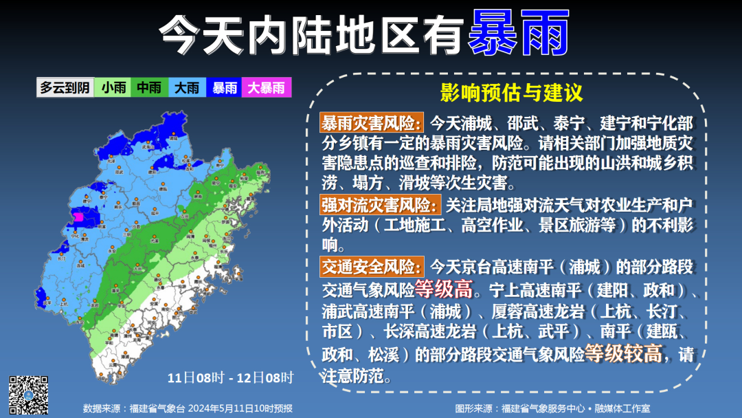 福建启动Ⅳ级应急响应！这些地方有暴雨