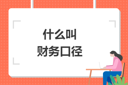 什么叫财务口径