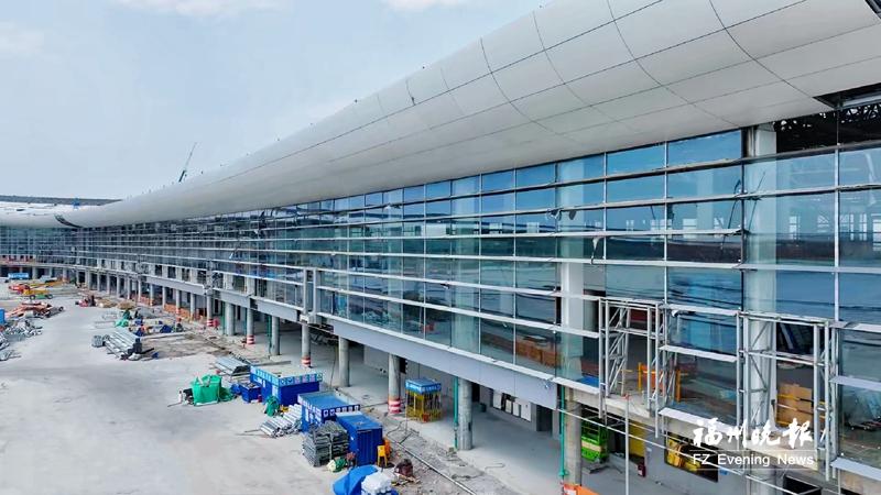 长乐机场新航站楼“外衣”穿好了 可抗17级超强台风