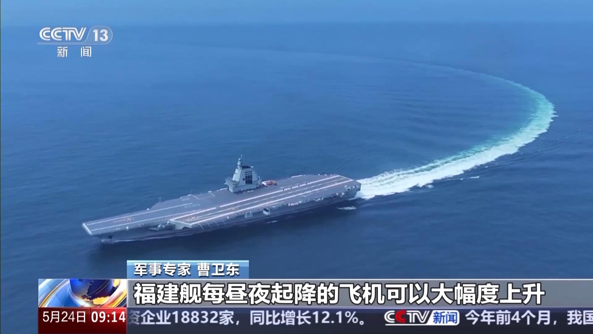 作为我国首艘弹射型航空母舰，福建舰正在加紧进行海试